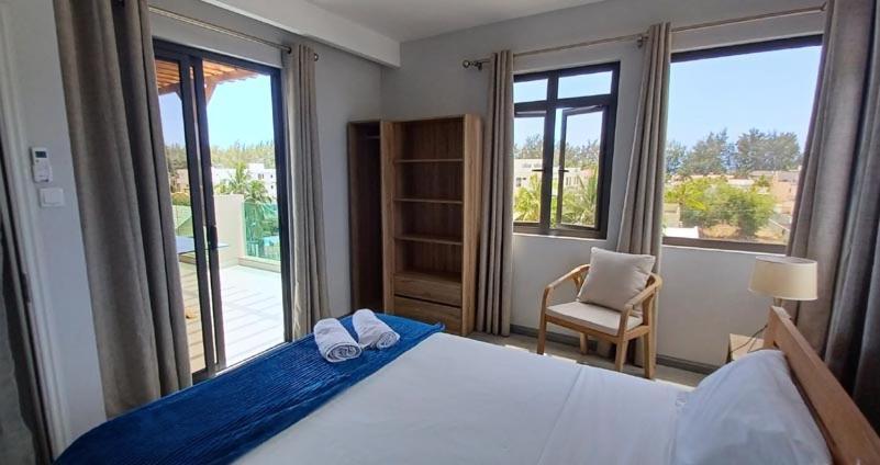 Splendide Penthouse Vue Mer A 5 Mn A Pied De La Plage Flic en Flac Exterior photo