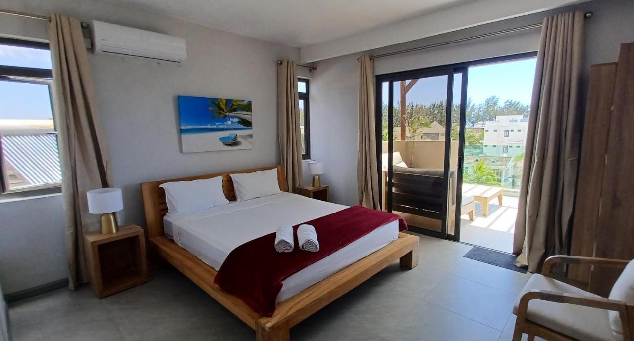 Splendide Penthouse Vue Mer A 5 Mn A Pied De La Plage Flic en Flac Exterior photo