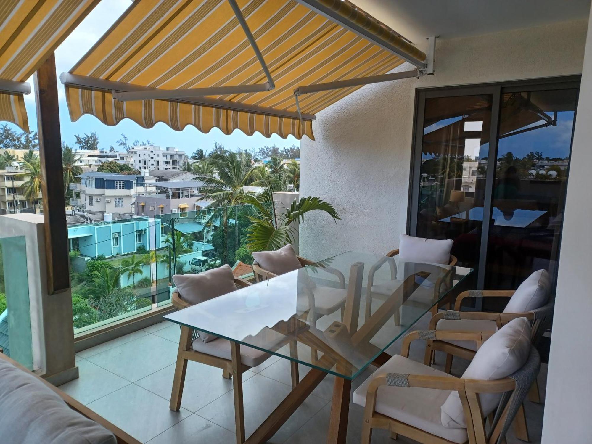 Splendide Penthouse Vue Mer A 5 Mn A Pied De La Plage Flic en Flac Exterior photo