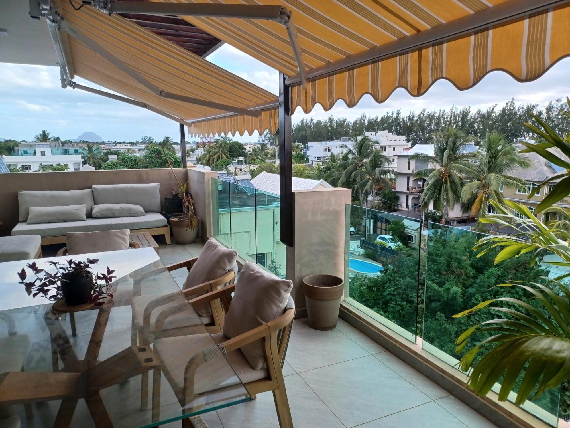 Splendide Penthouse Vue Mer A 5 Mn A Pied De La Plage Flic en Flac Exterior photo