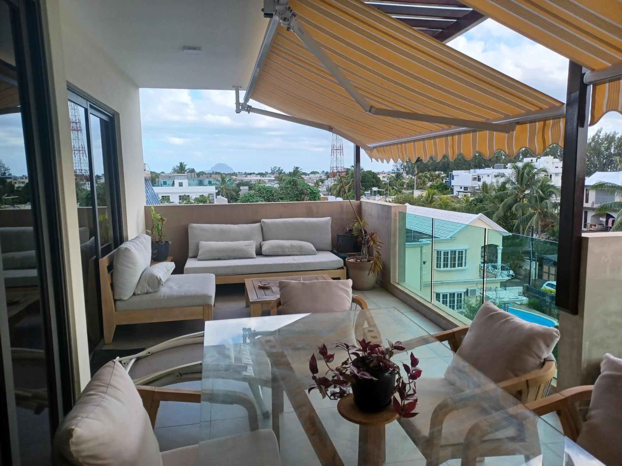 Splendide Penthouse Vue Mer A 5 Mn A Pied De La Plage Flic en Flac Exterior photo